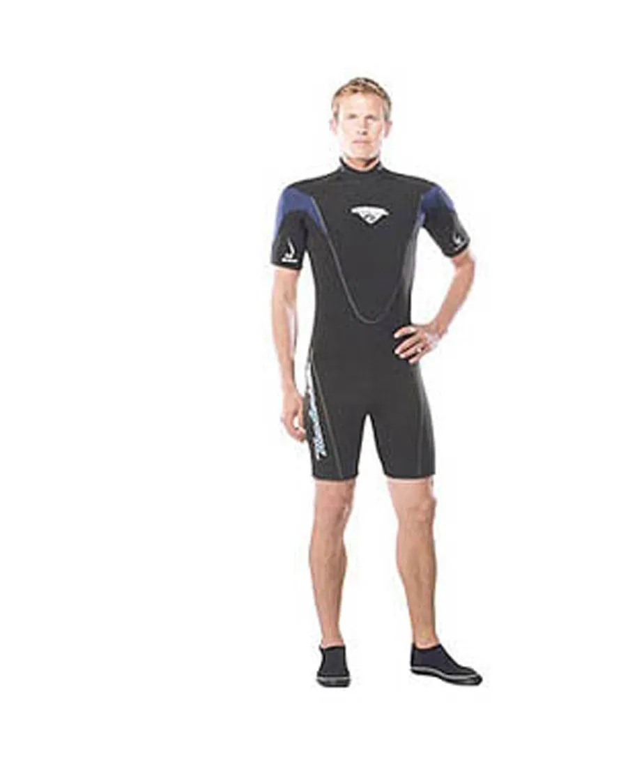 3mm H2 Henderson Mens Titanium Hyperstretch Shorty Wetsuit