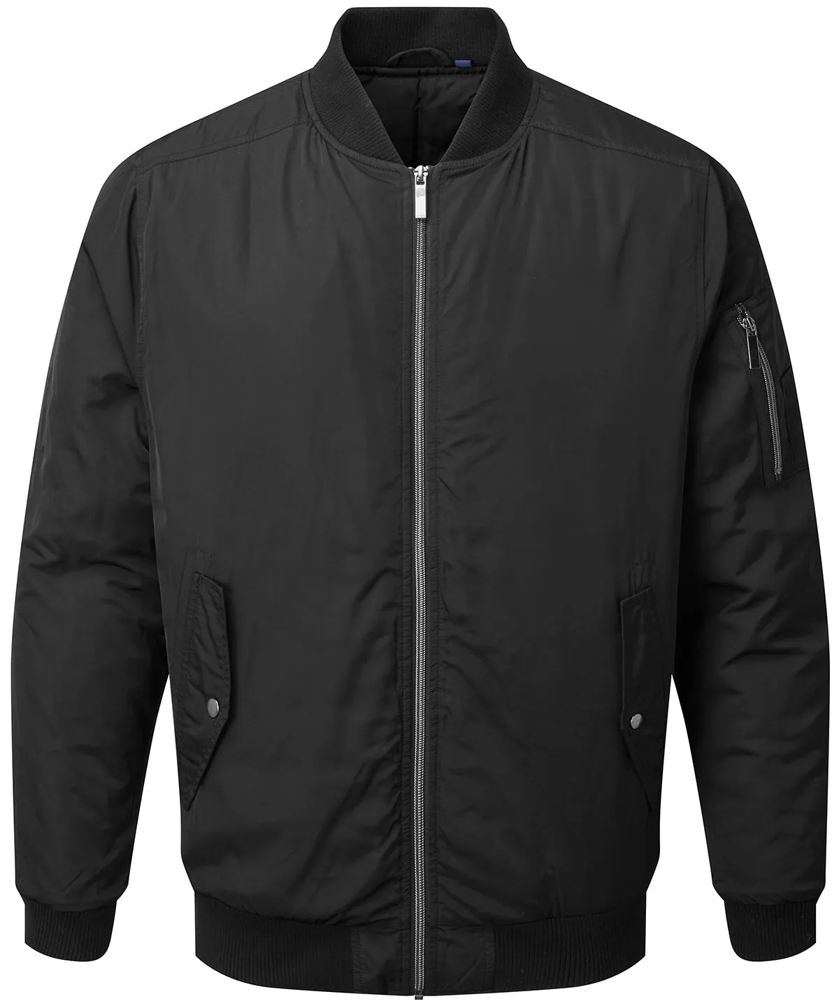 Black - Men's padded bomber