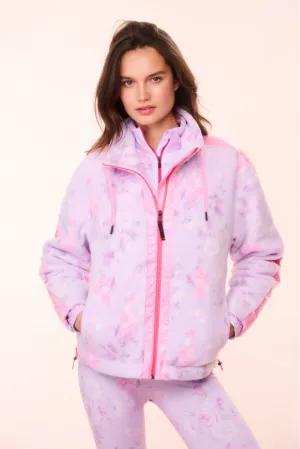 BOGNER FIRE ICE x LoveShackFancy Ninetta Fleece Jacket - HIBISCUS