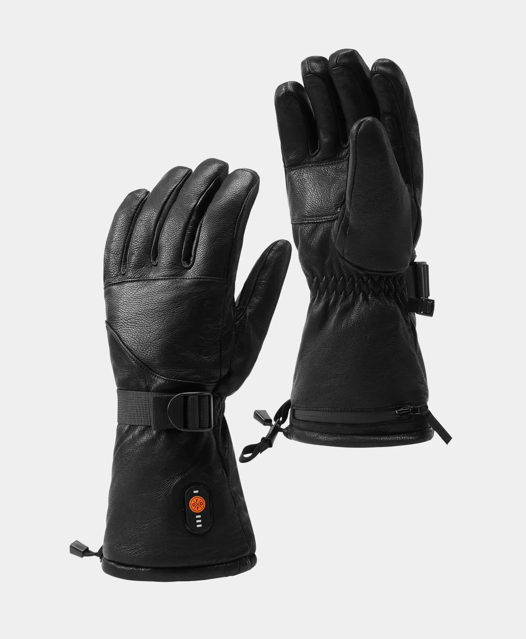 Boise Unisex Heated Full Leather Gloves (Batteries Not Included)