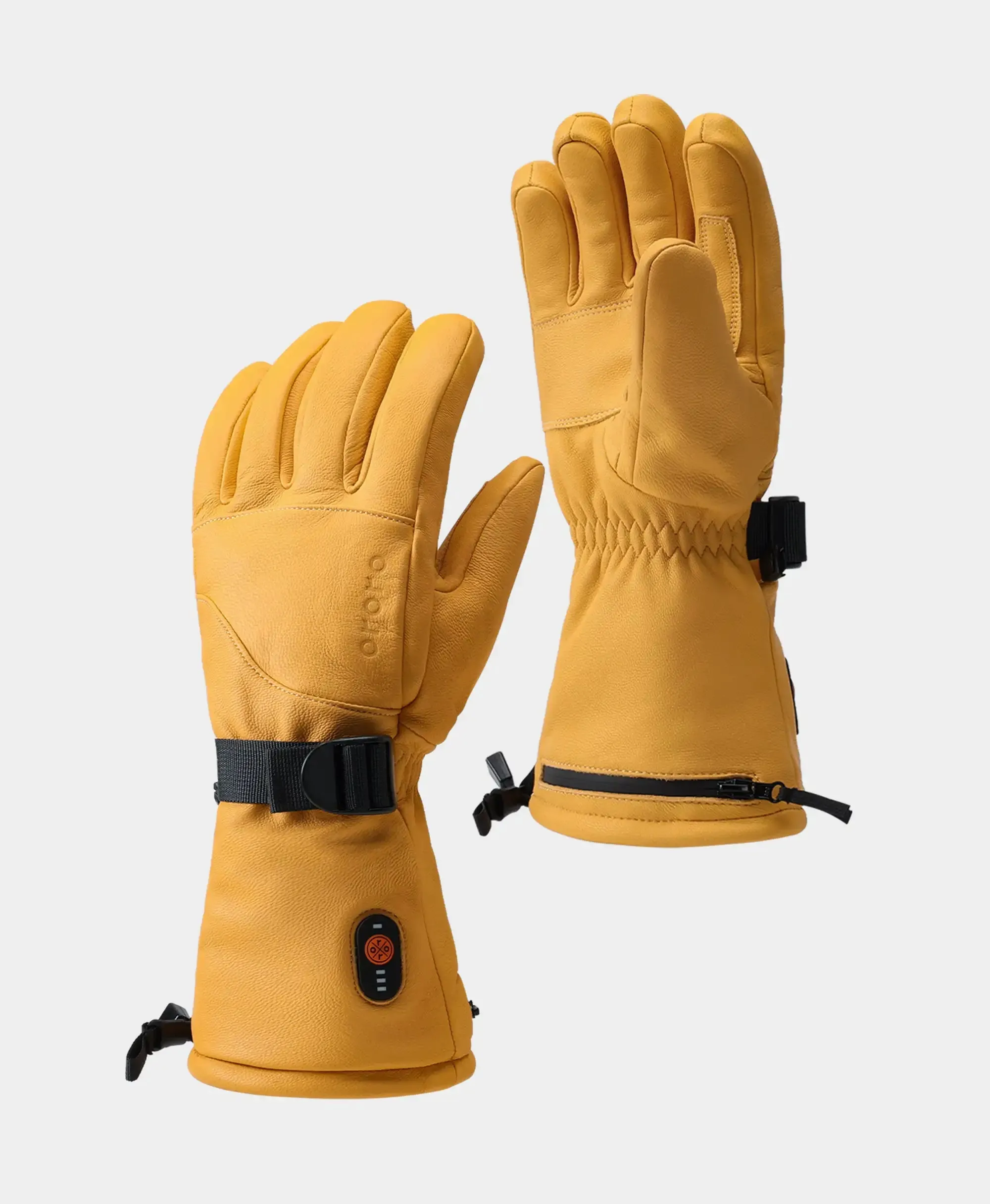 Boise Unisex Heated Full Leather Gloves (Batteries Not Included)