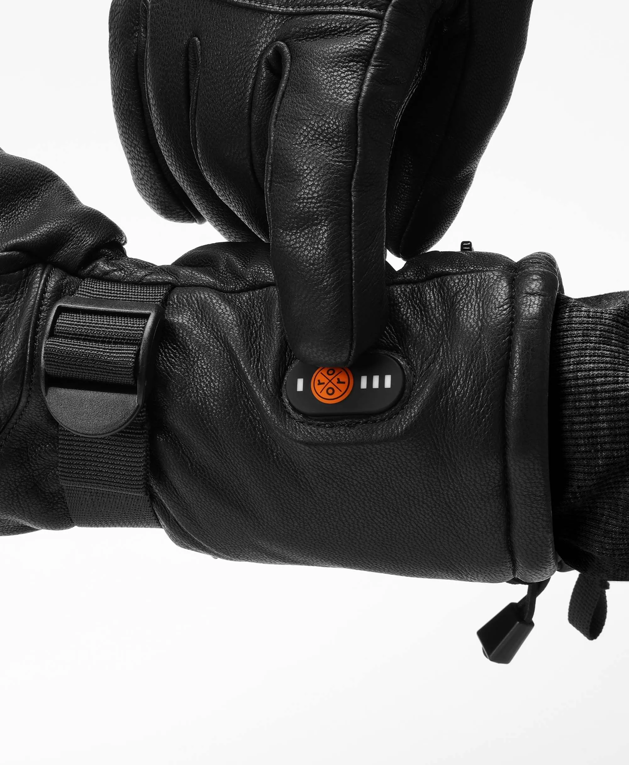 Boise Unisex Heated Full Leather Gloves (Batteries Not Included)