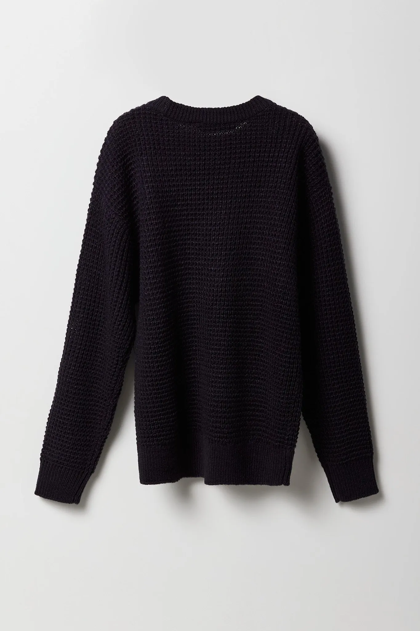 Boys Knit Solid Chunky Sweater