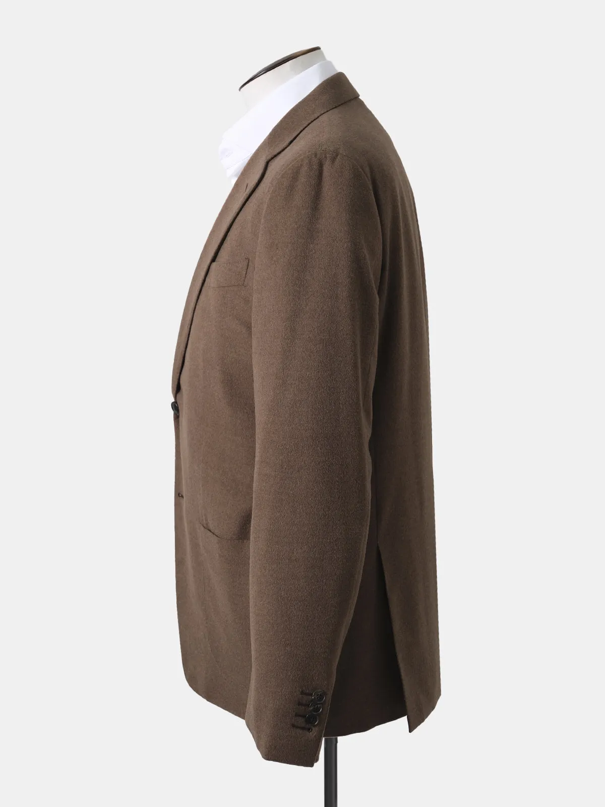 Cinnamon Brushed Wool Blazer