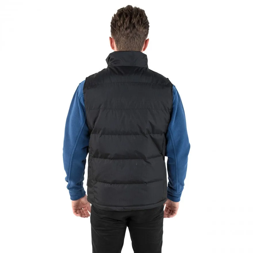 Clasp Mens Padded Gilet - Black