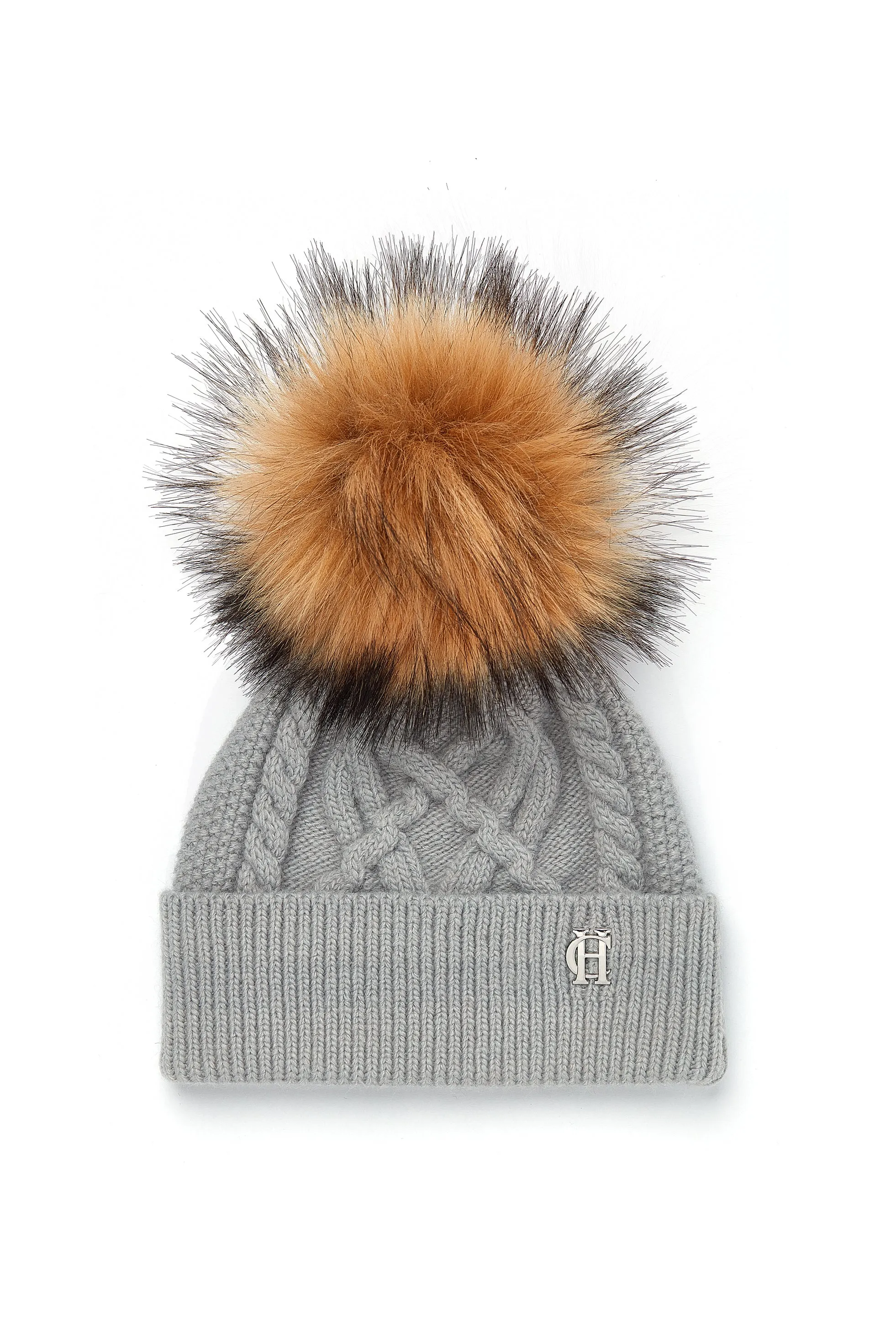 Cortina Bobble Hat (Soft Grey)