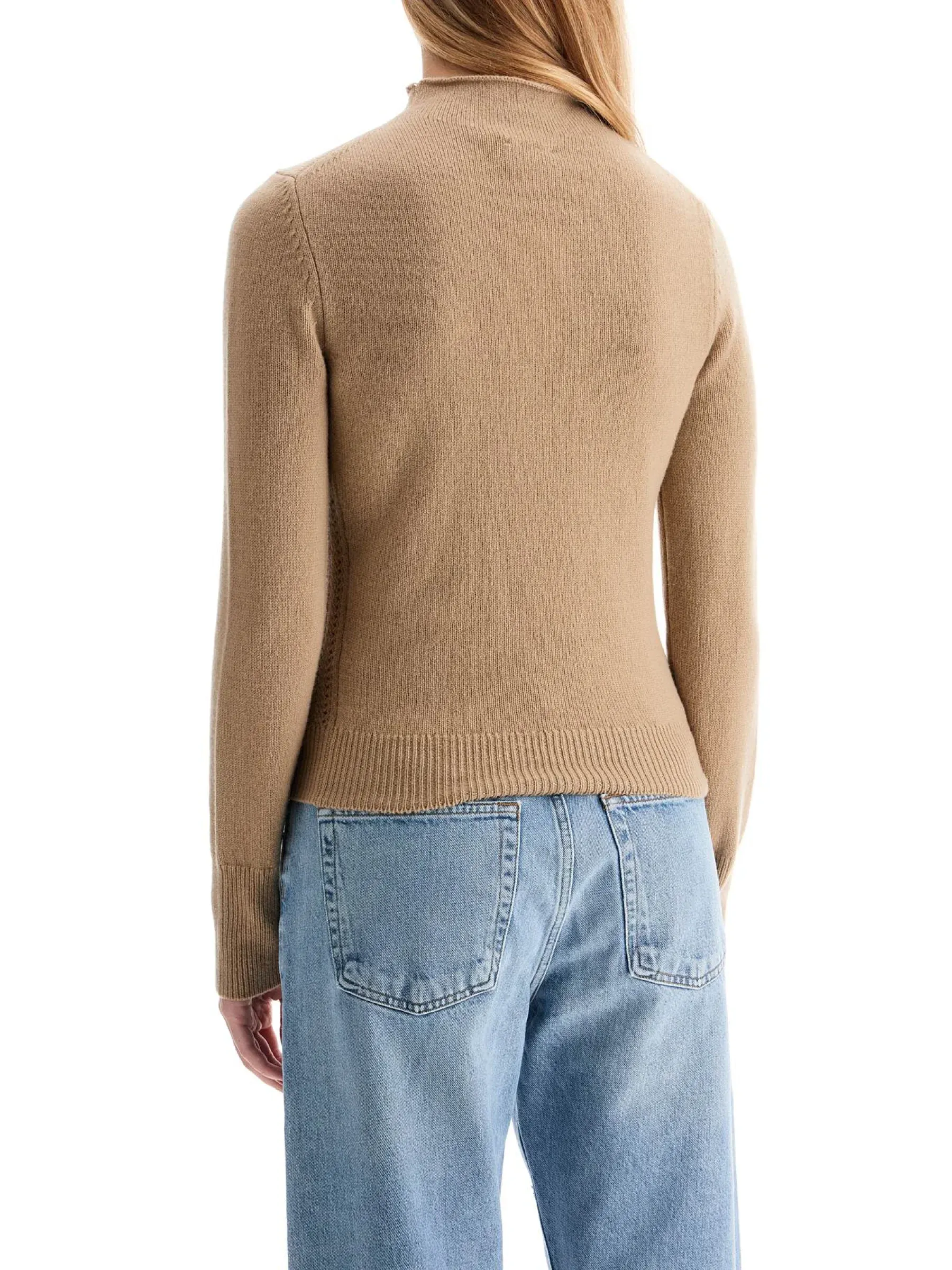 Decorative Wool-Cashmere Sweater