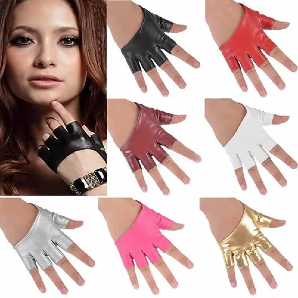 Dropshipping Fashion Sexy Women Girls Half Finger Fingerless Driving Dance Gloves Gifts