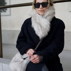 Faux Fur and Teddy scarf