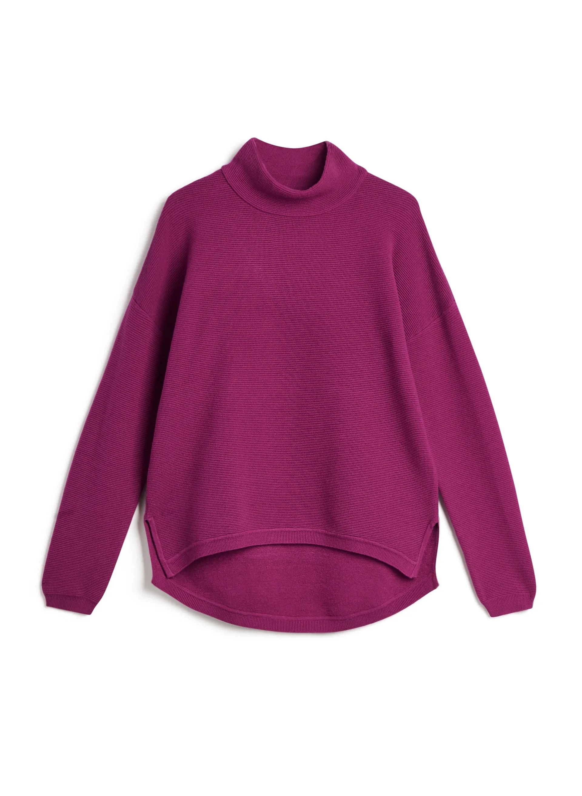 Funnel Neck Ottoman Sweater