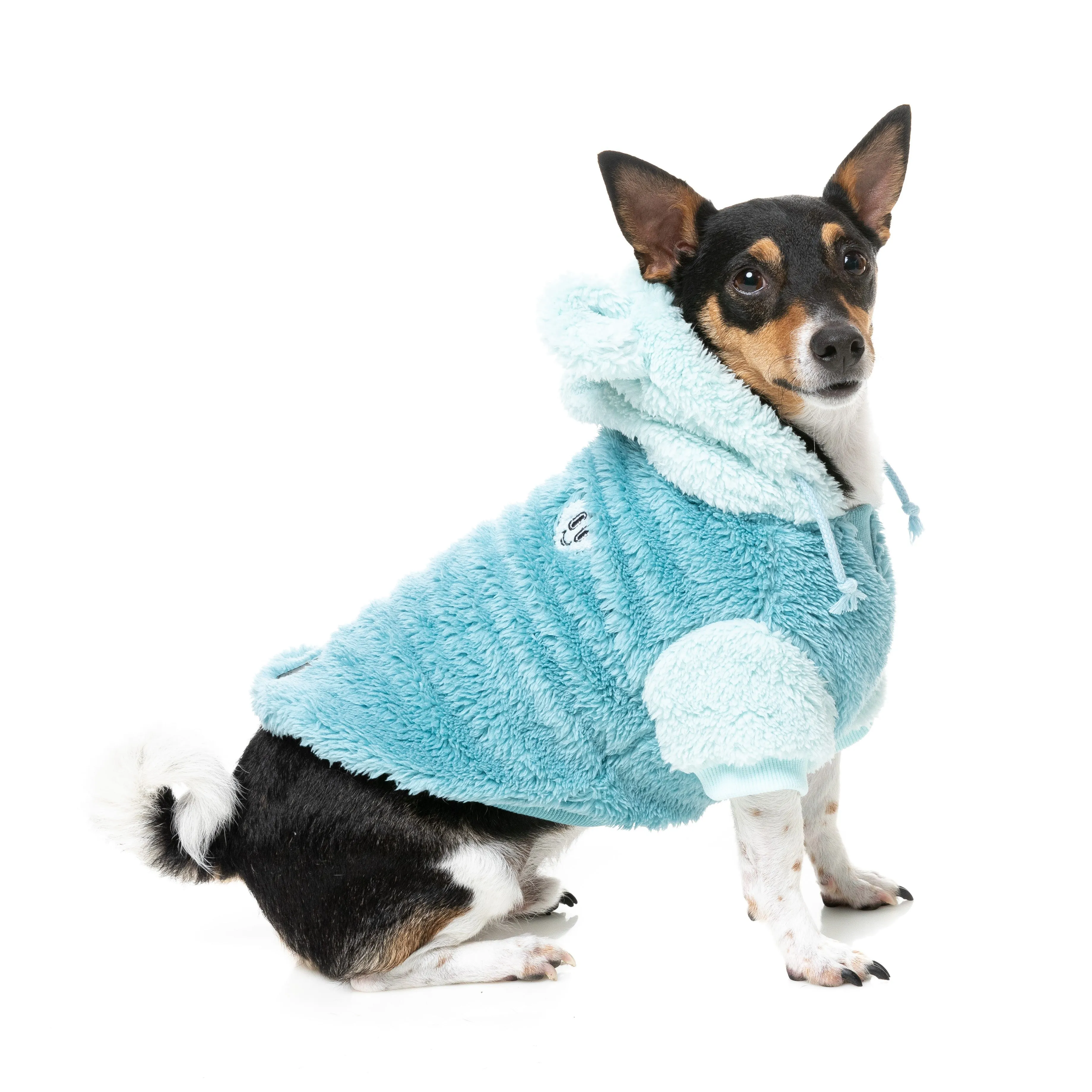 Fuzzyard Dog Apparel Winnie Hoodie Blue Size 1 XXSmall***