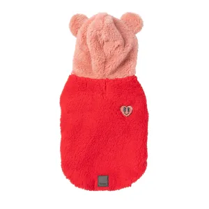 Fuzzyard Dog Apparel Winnie Hoodie Red Size 2 XSmall***