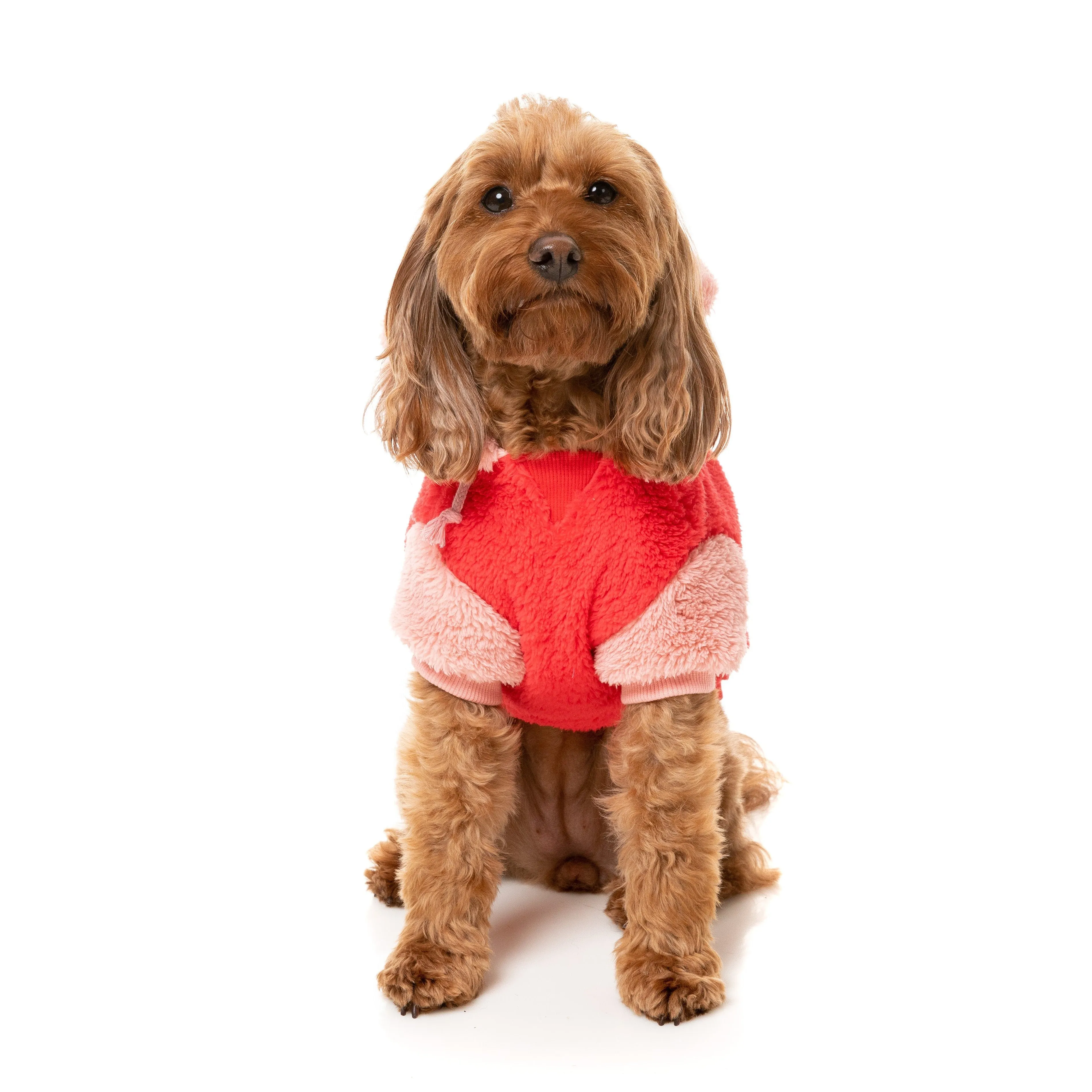 Fuzzyard Dog Apparel Winnie Hoodie Red Size 2 XSmall***