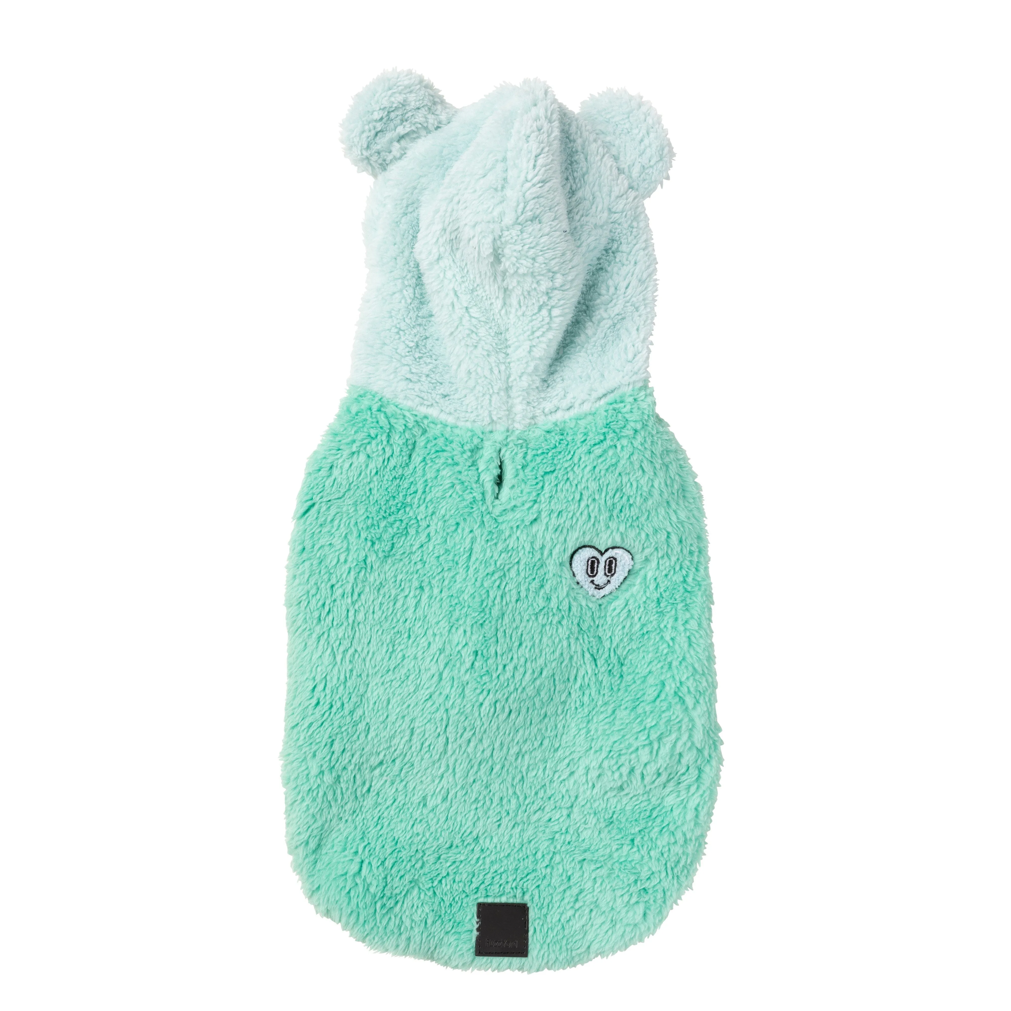 Fuzzyard Dog Apparel Winnie Hoodie Teal Size 1 XXSmall***