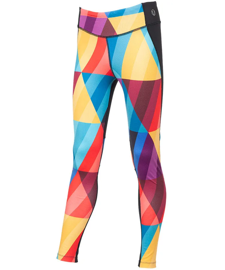 Girls' Breanna Stretch Knit Print Tights