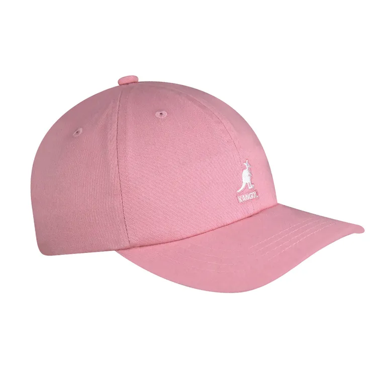 Kangol Washed Baseball Cap - Pepto