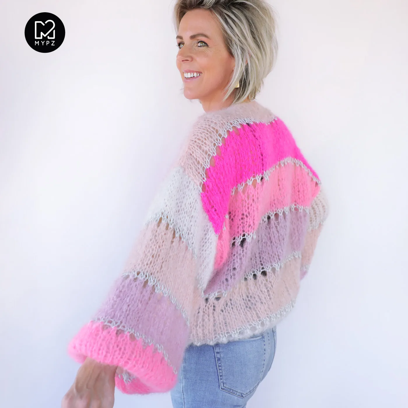 Knit pattern – MYPZ Light Mohair Pullover Evita No10 (ENG-NL-DE-FR)