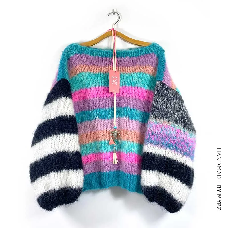 Knitting Kit – MYPZ Colorsplash Mohair Pullover No.9 – Beginner (ENG-NL)