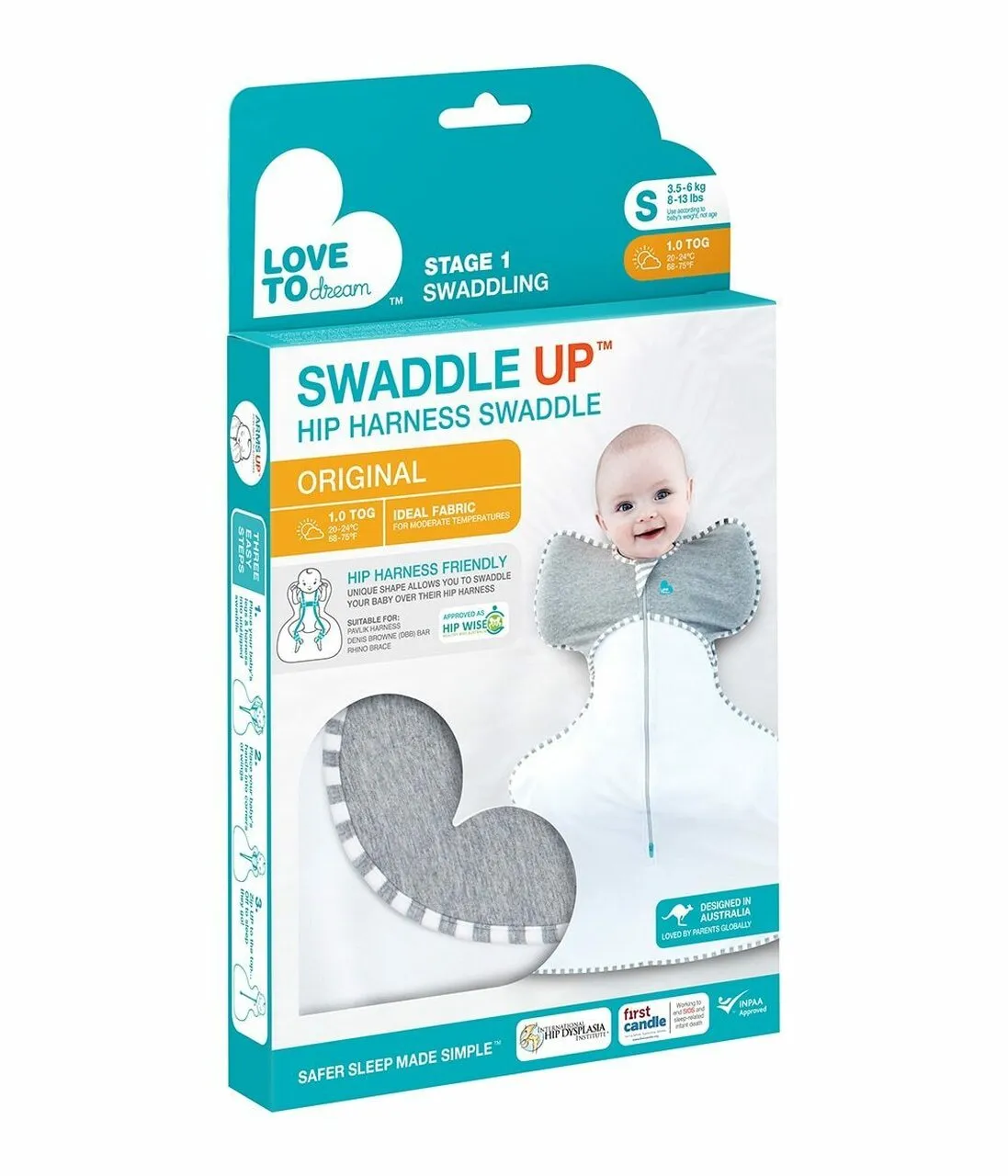 Love To Dream Swaddle UP Original Hip Harness 1.0 tog