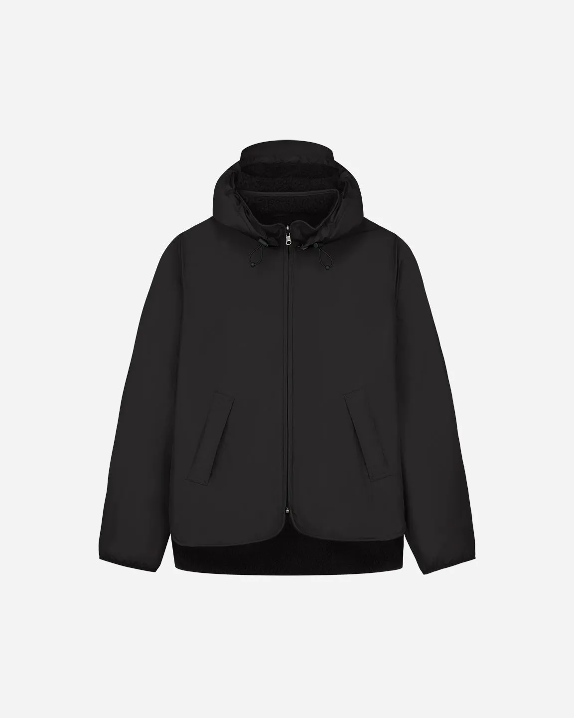 Maium Teddy Windbreaker Reversible - Black