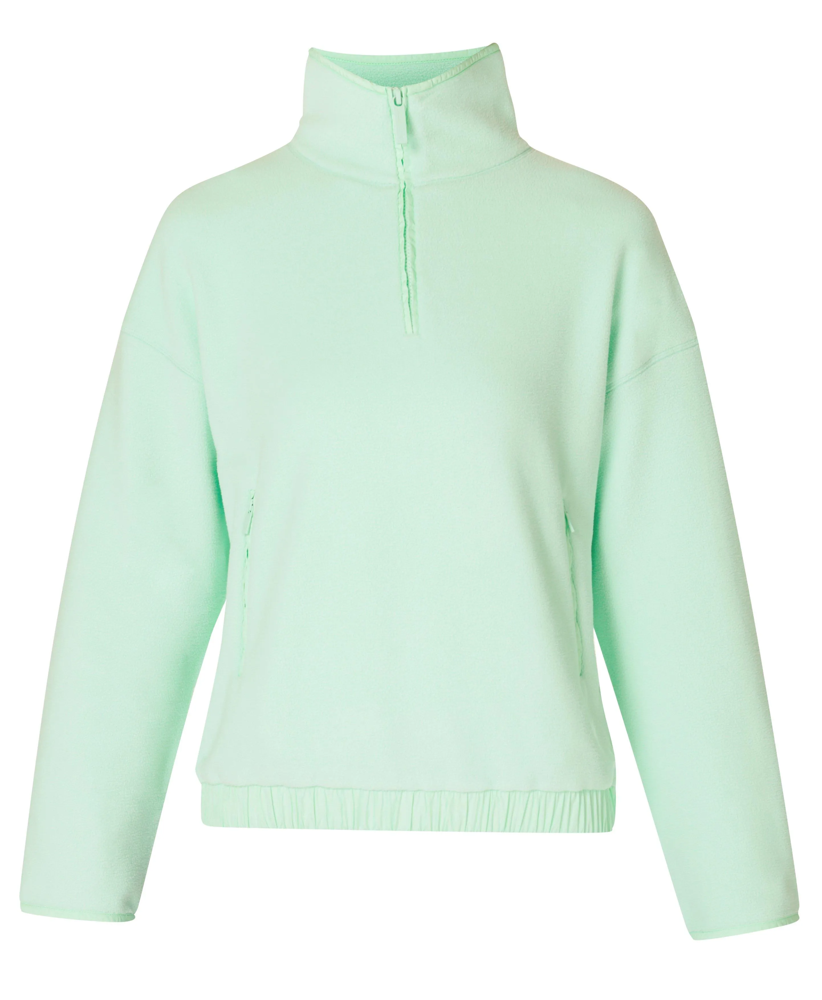 Mallow Half Zip Pullover Sb9539 Neo-Mint-Green