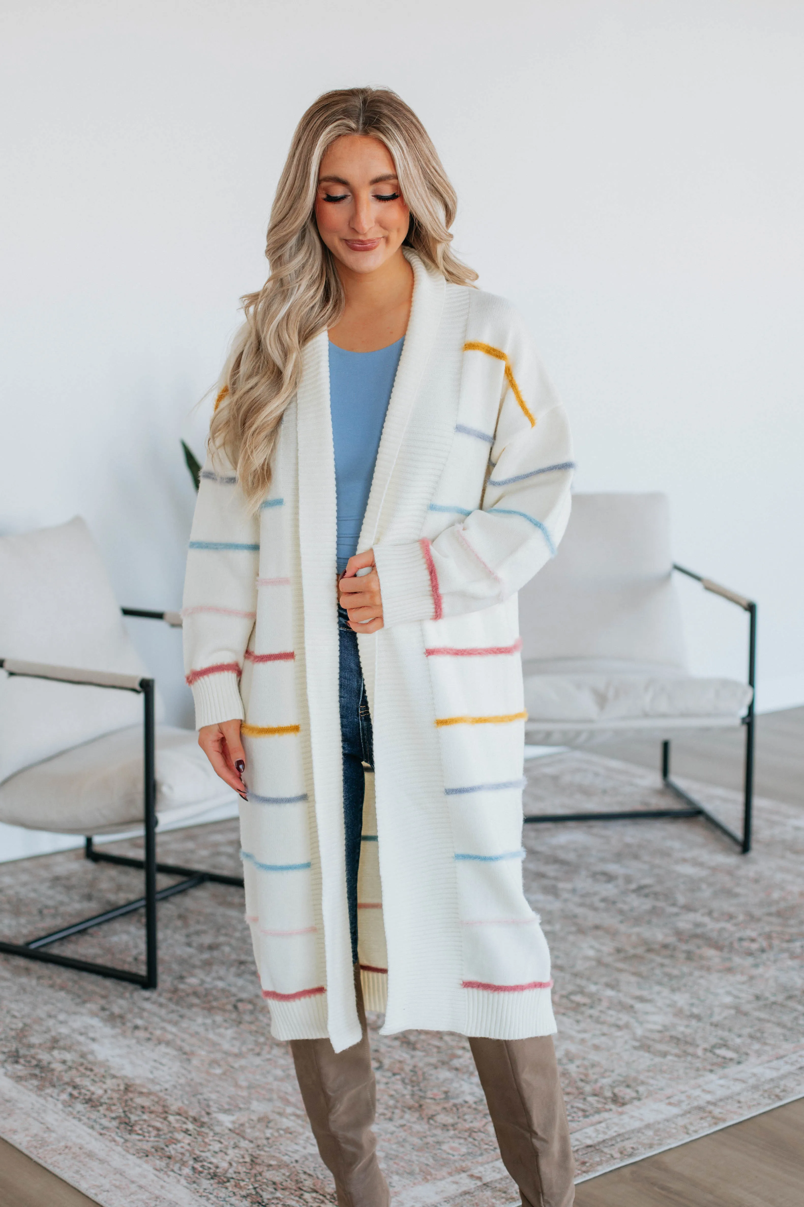 Myah Striped Cardigan