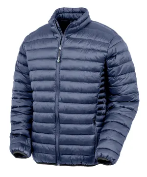 Navy - Recycled padded jacket