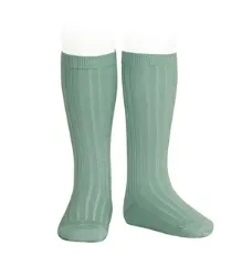 Ribbed Socks Lichen Green