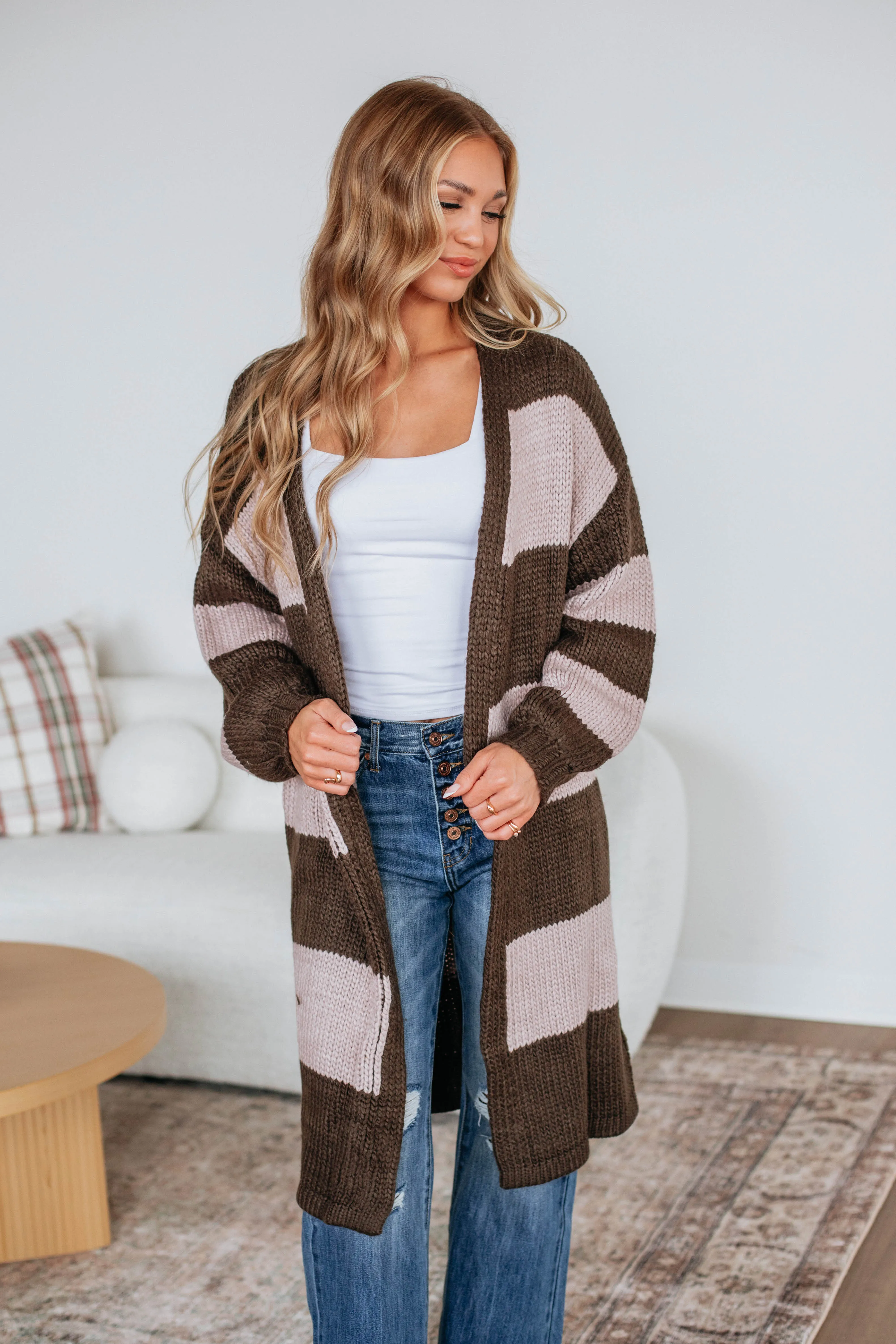 Shada Striped Cardigan