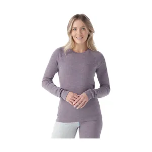 Smartwool Women's Classic Thermal Merino Base Layer Crew - Chalk Violet Heather