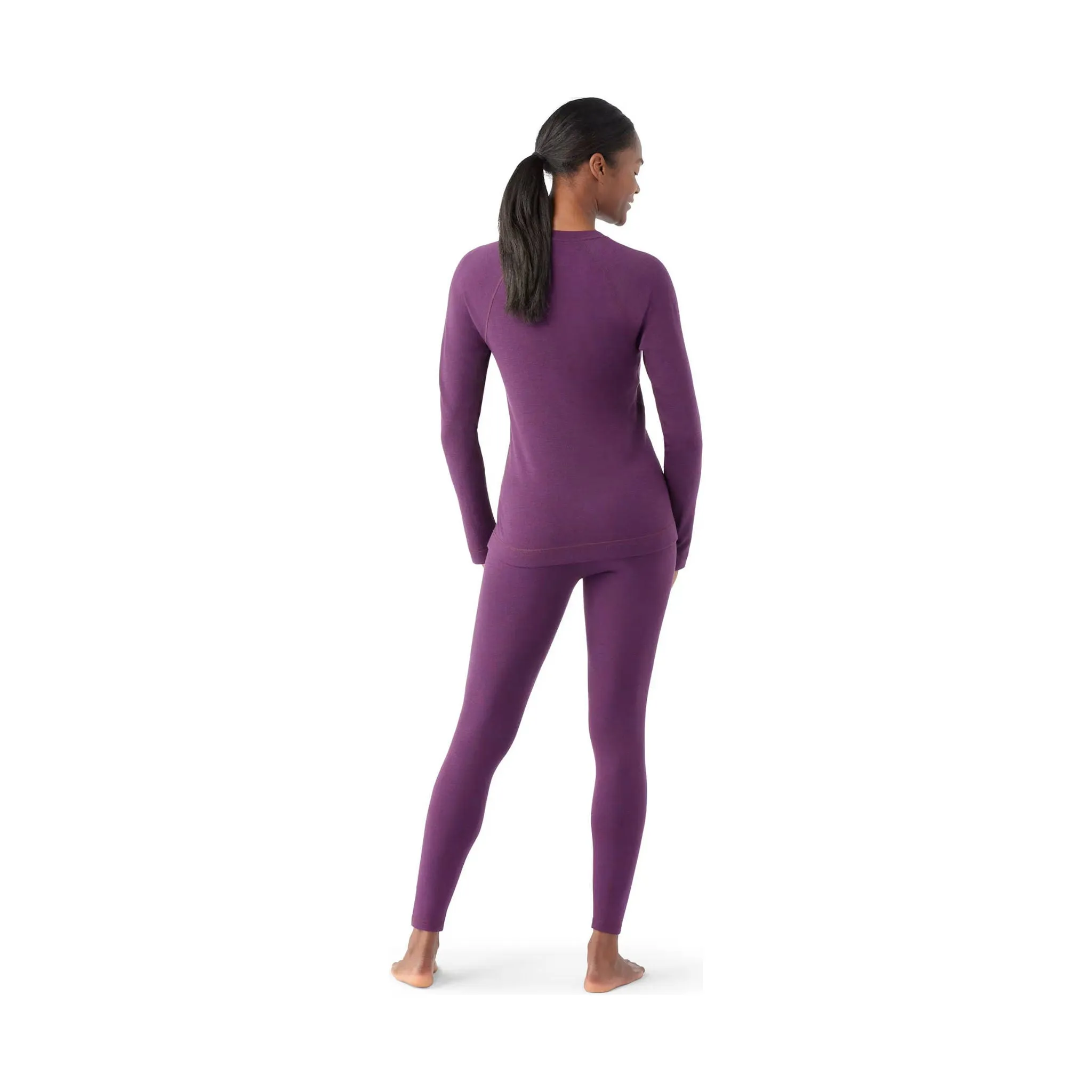 Smartwool Women's Classic Thermal Merino Base Layer Crew - Purple Iris Heather