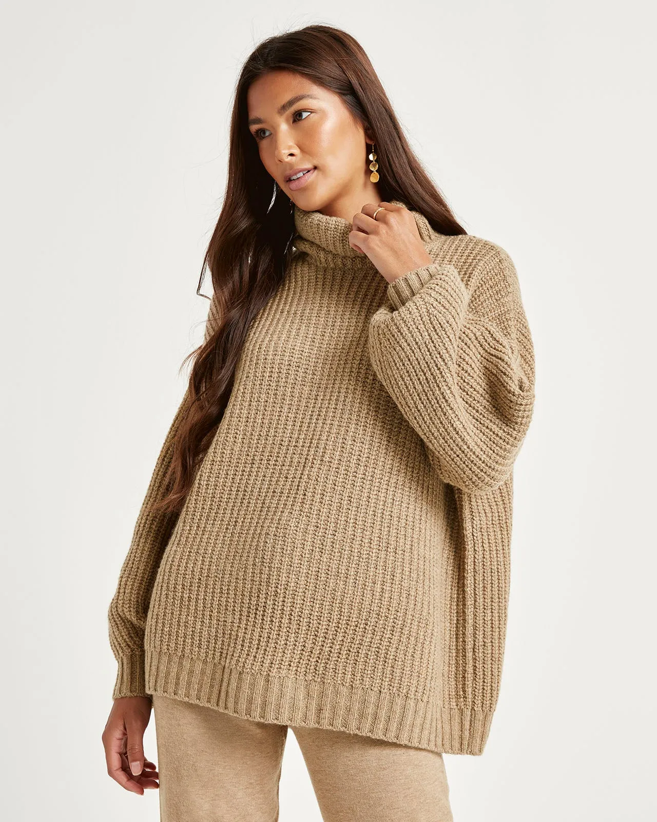 Splendid x Cella Jane Cashblend Turtleneck Sweater