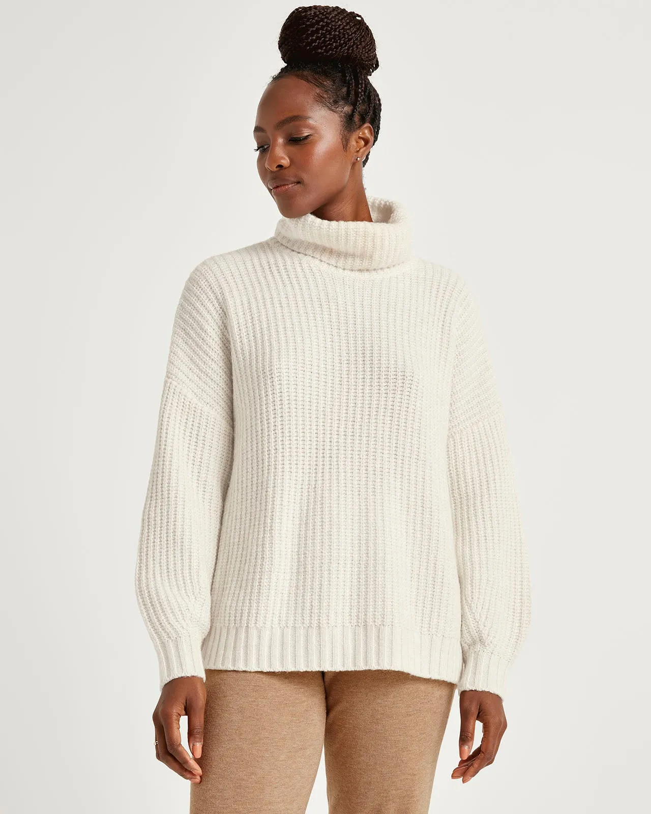 Splendid x Cella Jane Cashblend Turtleneck Sweater