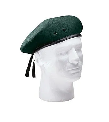 Surplus G.I Style Green Wool Beret