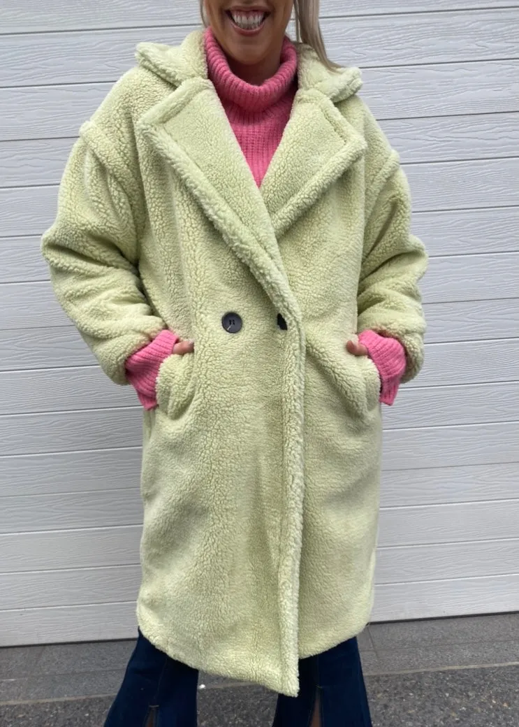 Teddy Coat - Green