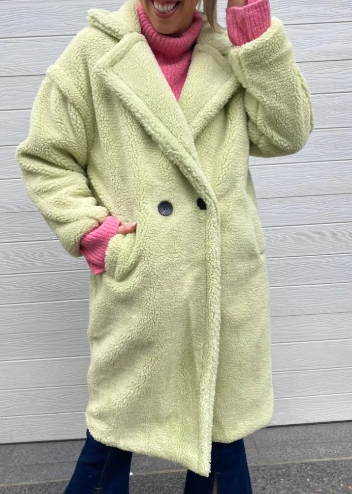 Teddy Coat - Green