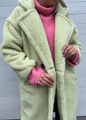 Teddy Coat - Green