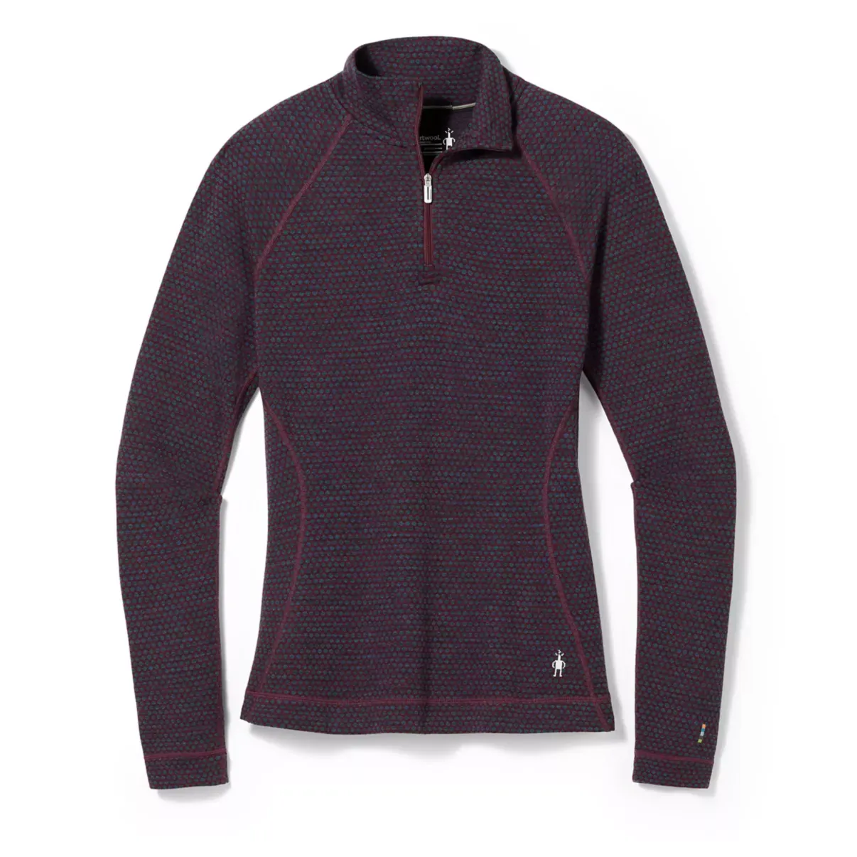 Women's Classic Thermal Merino Base Layer Pattern 1/4 Zip