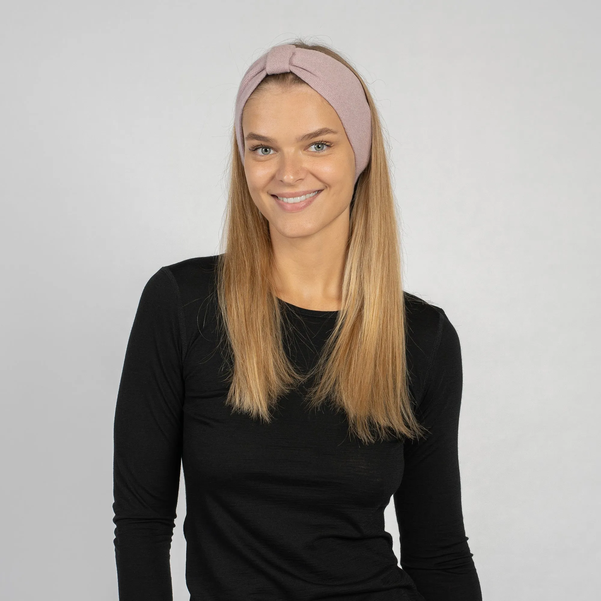 Women's Knit Headband with Ribbon