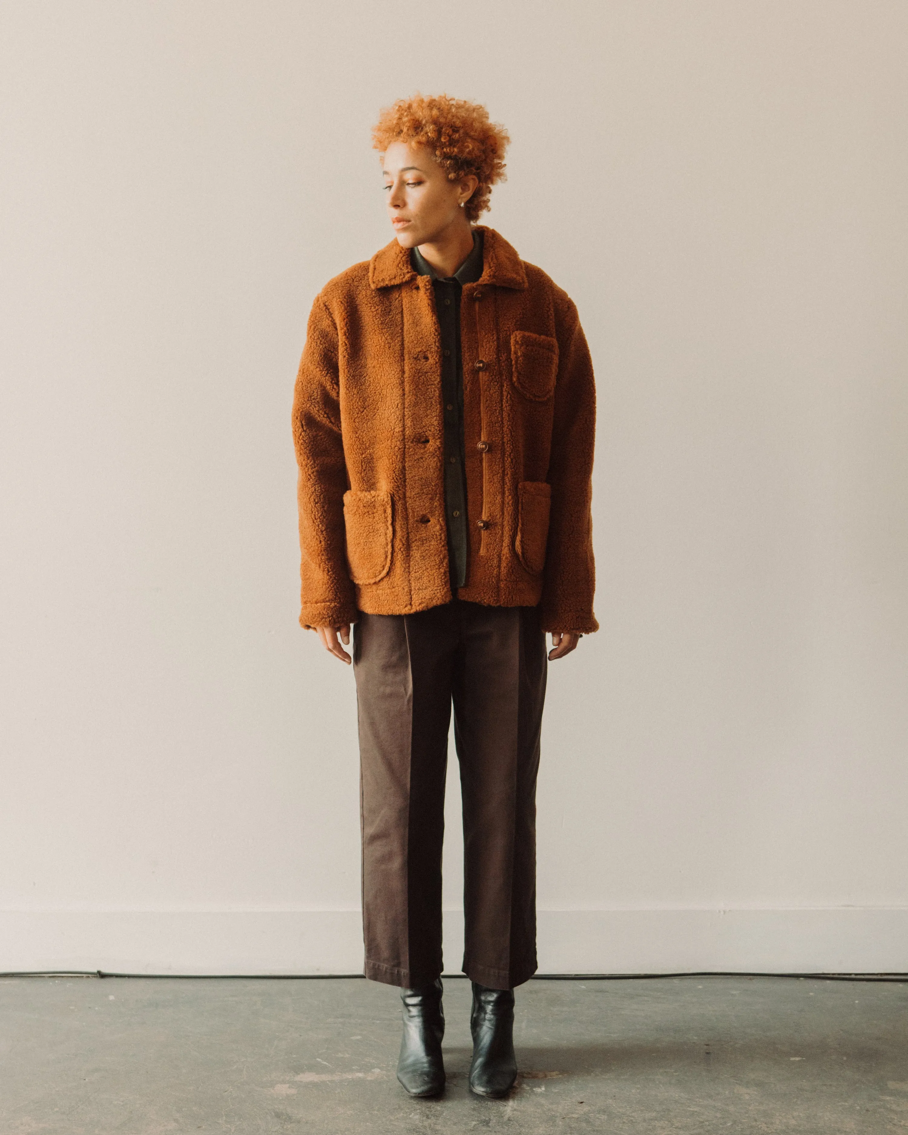 YMC Labour Chore Jacket, Rust